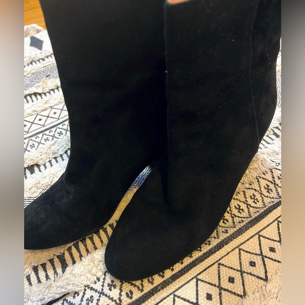 J.Crew Maya Suede Chunky Heel